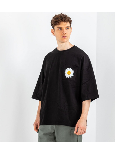 Tee Library Reverse T-Shirt (TDS-23-OT-Black)