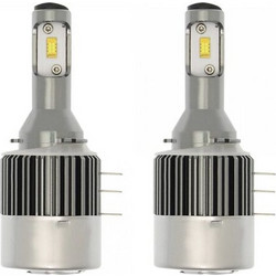 Led Λάμπες Αυτοκινήτου - Φορτηγού H15 Canbus 12V-24V 36W 6500K 5000LM 2 X 18W D8 Rolinger