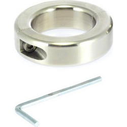 Rimba Bondage Play Stainless Steel Ring for The Testicles 32x25mm