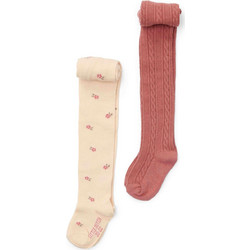 Σετ 2 καλσόν Sand/Warm Rose - Little Dutch