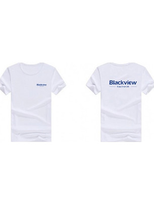 BLACKVIEW T-SHIRT PROMO WHITE LARGE T-SHIRT-L