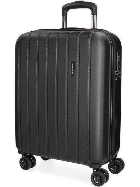 Movom Βαλίτσα Καμπίνας 55x40x20cm με 4 Ρόδες Μαύρη