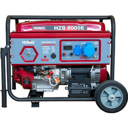 Plus HZB 8000 E Γεννήτρια Βενζίνης Τετράχρονη Μονοφασική με Μίζα 8KVA