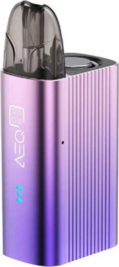 AEQ Qub3d Pink Purple Ηλεκτρονικό Τσιγάρο Pod Kit 2ml με Ενσωματωμένη  Μπαταρία