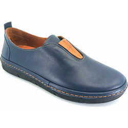 Boxer 98457 (μπλε δέρμα) γυναικεία slip-on