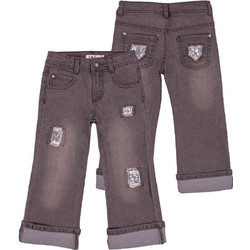 ΠΑΝΤΕΛΟΝΙ ΚΟΡΙΤΣΙΟΥ JEANS ΜΕ ΤΣΕΠΕΣ GREY EMC BZ7103471775