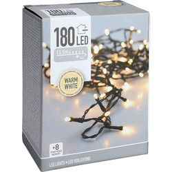 Marva 180 Λαμπάκια Χριστουγεννιάτικα LED Εξωτερικού Χώρου Θερμά 3m