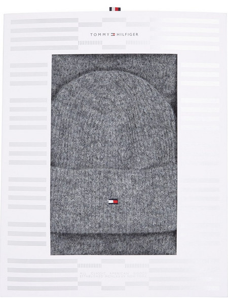 Tommy Hilfiger Essential Flag Fuz Bean/Scarf AW0AW17124 0IM