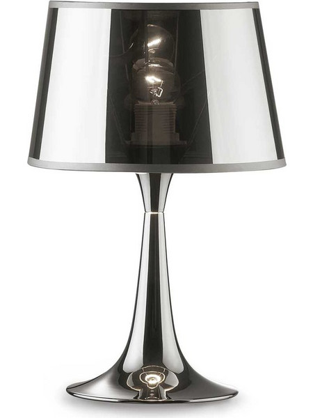 Ideal Lux 032368 Πορτατίφ Ε27 Διαφανές Ασημί Φ23.5xΥ36.5cm