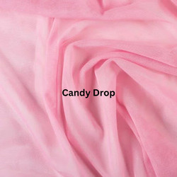Τούλινο Canopy με πομ πον Candy drop