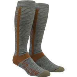 VOLCOM M SNOW HEAVY OVER-THE-CALF SOCKS - J6352500-HGR MULTI
