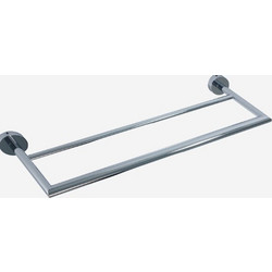 CROWN 41300-008 Κρεμάστρα πετσέτας Μασίφ μπρούντζος - φινίρισμα χρωμίου Διαστάσεις: 495x130x48 mm