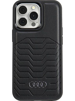 Audi Synthetic Leather case with MagSafe for iPhone 13 Pro / 13 - black