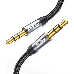 ATC Καλώδιο 3.5mm male - 3.5mm male Μαύρο 3m