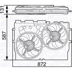 Magneti Marelli Βεντιλατέρ, Ψύξη Κινητήρα - 069422582010