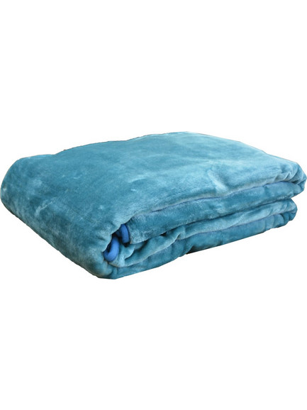 Κουβέρτα Βελουτέ King Size 240x260 6 Lake Blue - Anna Riska