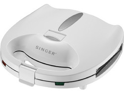 Singer SMD-800GP Τοστιέρα με Αποσπώμενες Πλάκες για 2 Τοστ 800W
