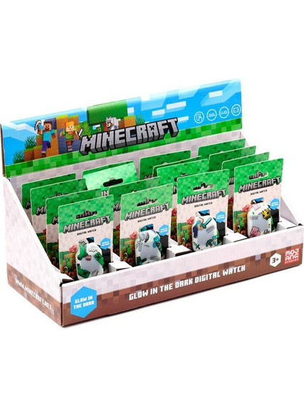 Minecraft silicone digital watch assorted 16 Τεμ