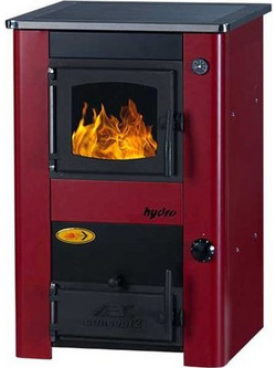 Colorato Concept Mini 2 Red Ατσάλινη Ξυλόσομπα Καλοριφέρ 25kW