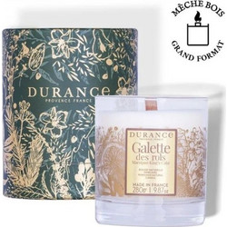 Durance candle King s Cake -Noel 2024-Αρωματικό Κερί με ξύλινο φυτίλι 280g