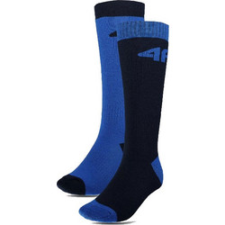 4F BOYS SKI SOCKS 2-PACK (4FJWAW23UFSOM120-92S)ΠΑΙΔΙΚΕΣ ΚΑΛΤΣΕΣ ΓΙΑ ΣΚΙ 2 ΤΕΜΑΧΙΑ COBALT/NAVY