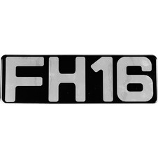 Αυτοκόλλητο Σήμα ''FH16'' 20.5cm X 7.5cm Με Επικάλυψη Σμάλτου 1 Τεμάχιο