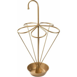 Ομπρελοθήκη 247HFM1217 40x40x76cm Gold Aberto Design Μέταλλο