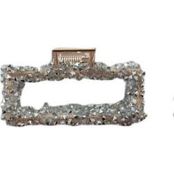 Ro Accessories Μεταλλικό Κλάμερ Μαλλιών Με Στρας 13-0102
