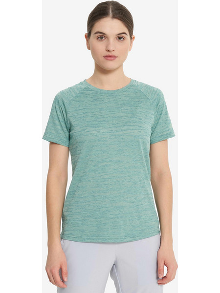 OUTVENTURE Κοντομάνικη Μπλούζα Womens Hiking Jaquard T-shirt GREEN γυναίκες