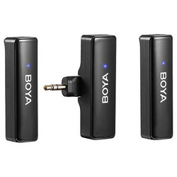 BOYA Boyalink Σετ 2 Μικρόφωνα Πέτου USB-C / 3.5mm / Lightning