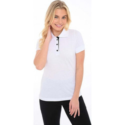 Bodymove Γυναικεία Αθλητική Μπλούζα Polo Λευκή 1401