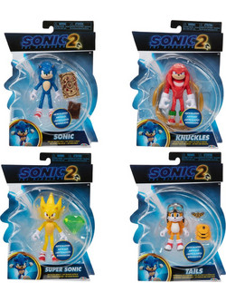 Jakks Pacific Sonic Movie 2 Wave 2 Διάφορα Σχέδια Φιγούρα Δράσης για 3+ Ετών 10cm JPA41494