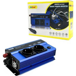Inverter Αυτοκινήτου - Μετατροπέας Τάσης 1000W QY-7011