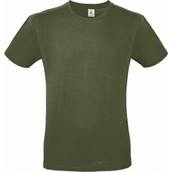 B&C E150 Ανδρικό Διαφημιστικό T-shirt Κοντομάνικο ΧΑΚΙ