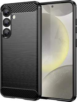 Carbon Case Flexible Silicone for Nothing Phone (3a) Pro - Black