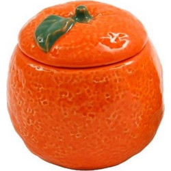 Atmosphera Βάζο Κεραμικό Orange 14cm