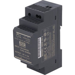 MeanWell Τροφοδοτικό Ράγας DIN HDR-30-5 (5V, 3A, 15W)