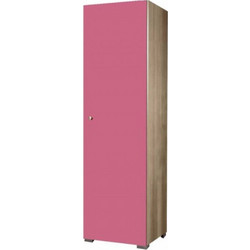 Ντουλάπα Παιδική Μονόφυλλη Νο.Γ1 48x180x50cm Pink Μονόφυλλη Μελαμίνη