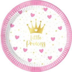 Procos - Χάρτινα Πιάτα Little Princess 8 Pieces 19.5cm 96604