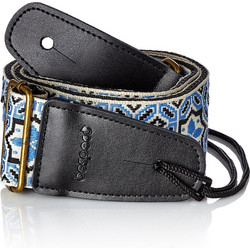 BESPECO TCJBL ΖΩΝΗ ΚΙΘΑΡΑΣ JACQUARD METAL BUCKLE-BLUE PATERN