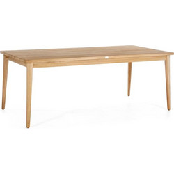 KRABI DINNING TABLE 200 x 100 x 74(Υ) ΤΡΑΠΕΖΙ ΚΑΤΑΣΚΕΥΑΣΜΕΝΟ ΑΠΟ ΦΥΣΙΚΟ ΞΥΛΟ TEAK