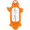 KikkaBoo Θερμόμετρο Μπάνιου Penguin Soft Orange