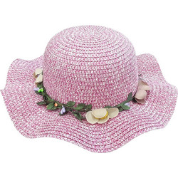 Ψάθινο Καπέλο Girl Flower Pink 71201210008