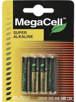 MegaCell Super Alkaline AAA 4τμχ