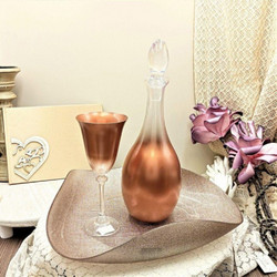 Αμυμώνη Σετ κουμπάρου rose gold