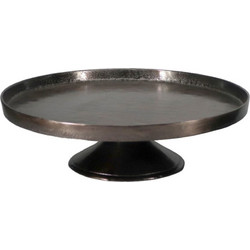 Τουρτιέρα Με Πόδι Genna 022458 45x45x14,5cm Black Αλουμίνιο