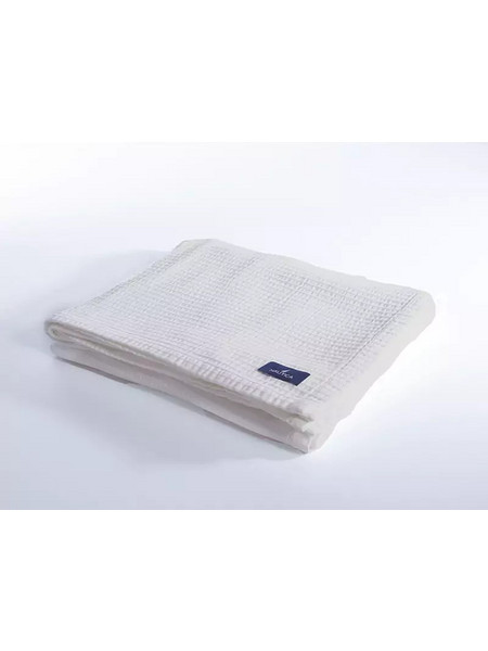 Κουβέρτα Πικέ Υπέρδιπλη Navy Nautica - 125-White