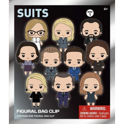 Suits - 3D Foam Bag Clip Μπρελόκ (Τυχαίο Περιεχόμενο)
