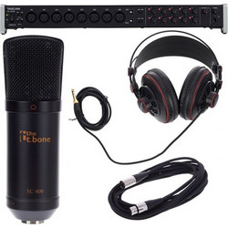 Tascam US-16x08 Recording Bundle
