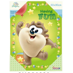 Hollytoon Παιδικό Κάδρο BABY TAZ σε Καμβά 22x30 cm
